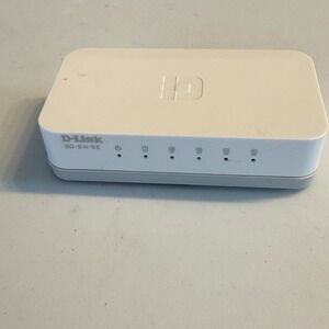 D-Link GO-SW-5E 5-Port Fast Ethernet Desktop Switch White‎ Unmanaged Hub